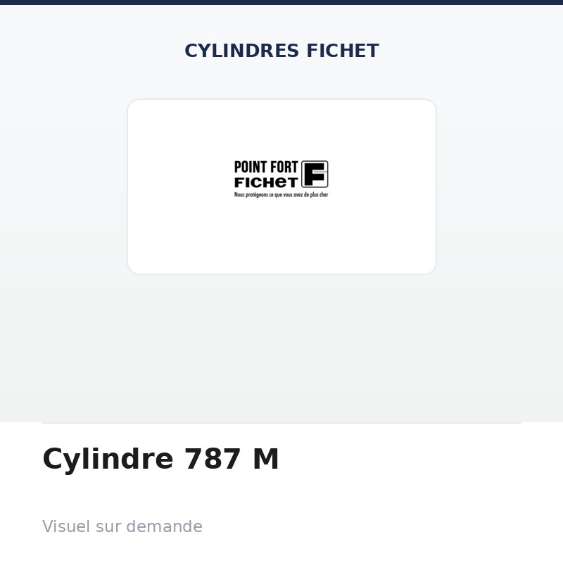 Cylindre 787 M