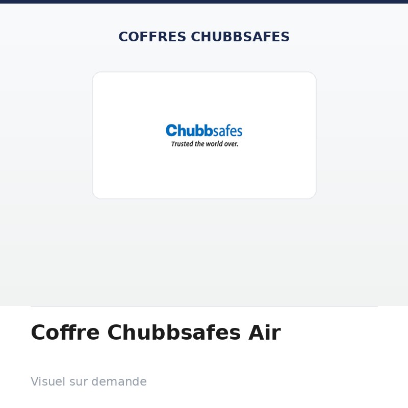 Coffre Chubbsafes Air