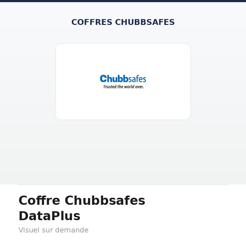 Coffre Chubbsafes DataPlus