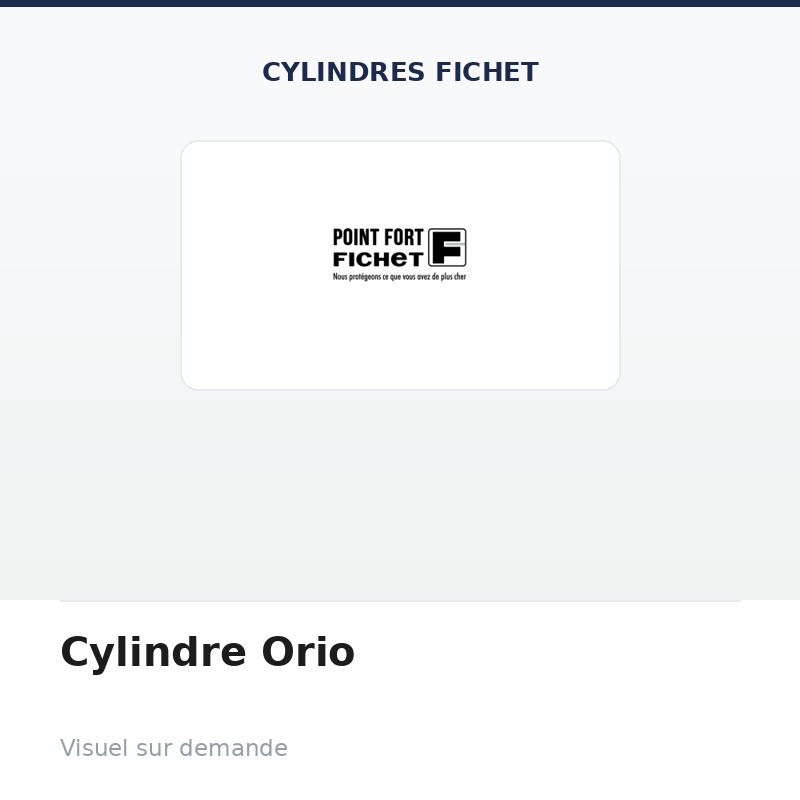 Cylindre Orio